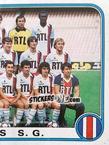 Sticker Equipe - Football France 1982-1983 - Panini