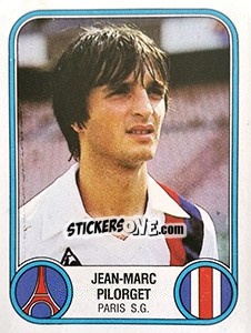 Figurina Jean-Marc Pilorget - Football France 1982-1983 - Panini