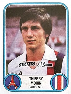 Sticker Thierry Morin - Football France 1982-1983 - Panini