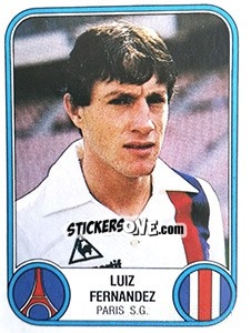 Figurina Luiz Fernandez - Football France 1982-1983 n. 243 - Panini