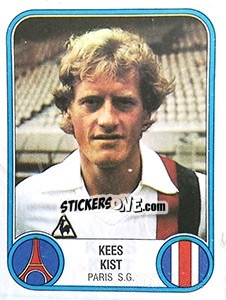 Figurina Kees Kist - Football France 1982-1983 - Panini