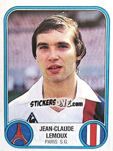Cromo Jean-Claude Lemoux - Football France 1982-1983 n. 250 - Panini
