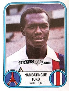 Figurina Nambatingue Toko - Football France 1982-1983 - Panini