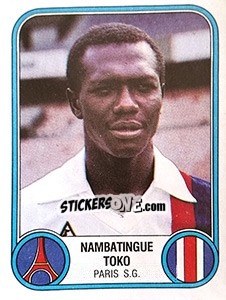 Figurina Nambatingue Toko - Football France 1982-1983 n. 251 - Panini