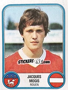 Figurina Jacques Mogis - Football France 1982-1983 - Panini