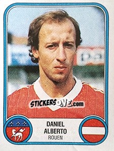 Cromo Daniel Alberto - Football France 1982-1983 - Panini