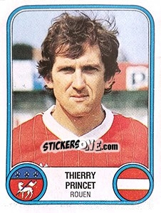 Figurina Thierry Princet - Football France 1982-1983 - Panini