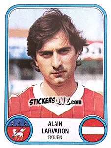 Figurina Alain Larvaron - Football France 1982-1983 - Panini
