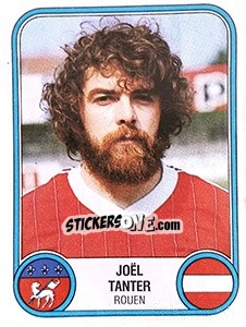 Sticker Joel Tanter - Football France 1982-1983 - Panini
