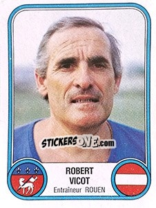 Sticker Robert Vicot - Football France 1982-1983 - Panini