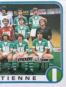 Figurina Equipe - Football France 1982-1983 - Panini