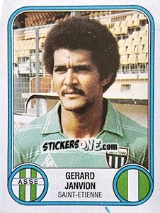Figurina Gerard Janvion - Football France 1982-1983 - Panini