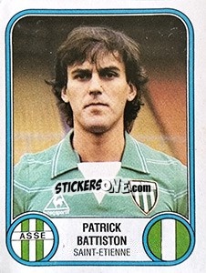 Sticker Patrick Battiston - Football France 1982-1983 - Panini