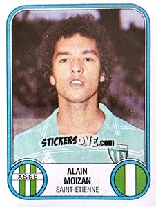 Sticker Alain Moizan - Football France 1982-1983 - Panini