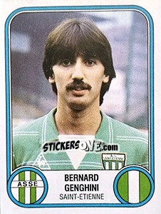 Cromo Bernard Genghini - Football France 1982-1983 - Panini