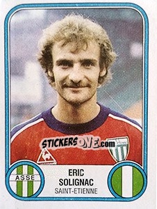 Figurina Eric Solignac - Football France 1982-1983 - Panini