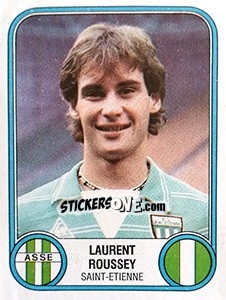 Figurina Laurent Roussey - Football France 1982-1983 - Panini