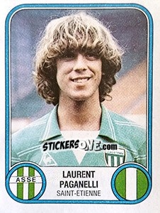 Sticker Laurent Paganelli - Football France 1982-1983 - Panini