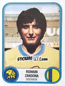 Sticker Romain Zandona - Football France 1982-1983 - Panini