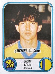 Sticker Jacky Colin - Football France 1982-1983 - Panini