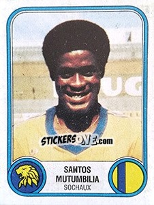 Figurina Santos Mutumbilia - Football France 1982-1983 n. 300 - Panini