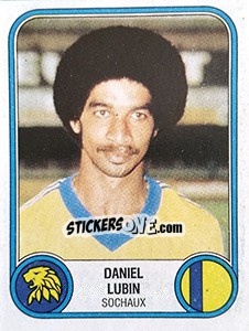 Sticker Daniel Lubin - Football France 1982-1983 - Panini