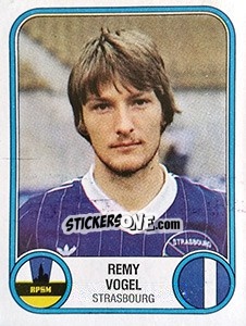 Sticker Remy Vogel - Football France 1982-1983 - Panini