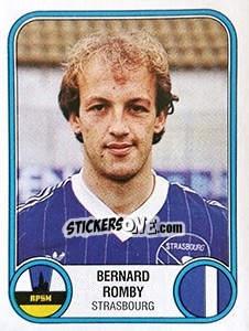 Cromo Bernard Romby - Football France 1982-1983 - Panini