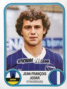 Figurina Jean-Francois Jodar - Football France 1982-1983 - Panini