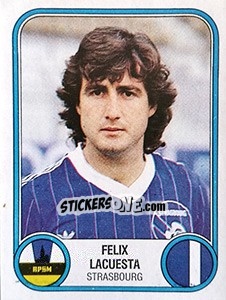 Sticker Felix Lacuesta - Football France 1982-1983 - Panini