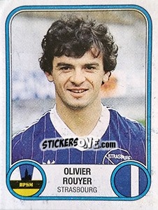 Cromo Olivier Rouyer - Football France 1982-1983 - Panini