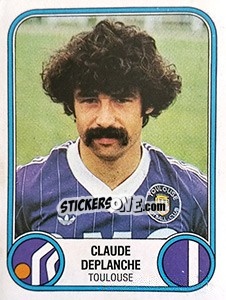 Sticker Claude Deplanche - Football France 1982-1983 n. 329 - Panini