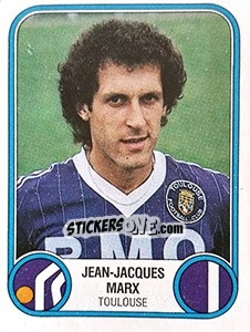 Cromo Jean-Jacques Marx - Football France 1982-1983 n. 332 - Panini