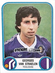 Sticker Georges van Straelen - Football France 1982-1983 n. 333 - Panini