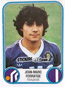 Sticker Jean-Marc Ferratge - Football France 1982-1983 n. 336 - Panini