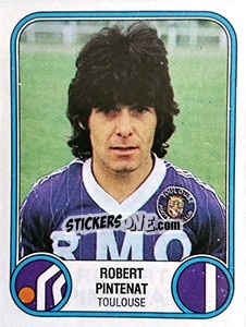 Sticker Robert Pintenat - Football France 1982-1983 - Panini