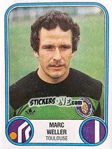 Cromo Marc Weller - Football France 1982-1983 - Panini