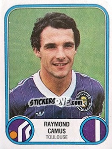 Sticker Raymond Camus - Football France 1982-1983 - Panini