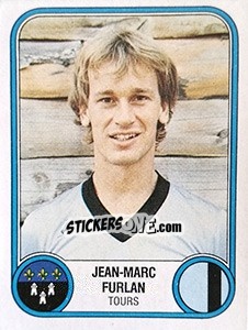 Figurina Jean-Marc Furlan - Football France 1982-1983 - Panini