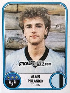 Figurina Alain Polaniok - Football France 1982-1983 - Panini