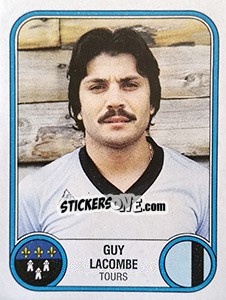 Sticker Guy Lacombe - Football France 1982-1983 - Panini