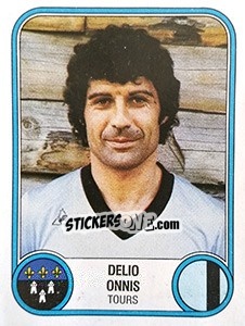 Cromo Delio Onnis - Football France 1982-1983 - Panini
