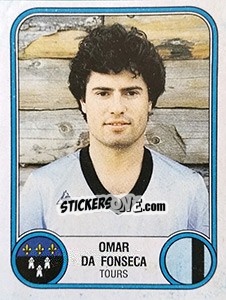 Figurina Omar Da Fonseca - Football France 1982-1983 n. 356 - Panini