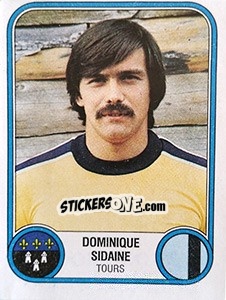 Sticker Dominique Sidaine - Football France 1982-1983 - Panini