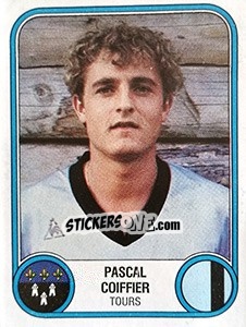 Sticker Pascal Coiffier - Football France 1982-1983 - Panini