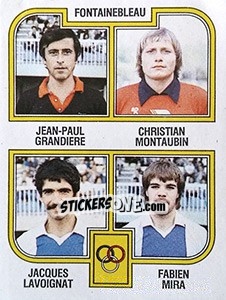 Cromo Grandiere / Montaubin / Lavoignat / Mira - Football France 1982-1983 - Panini