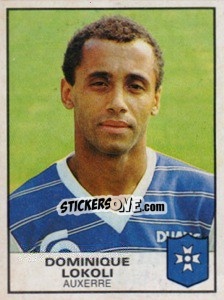 Sticker Dominique Lokoli - Football France 1983-1984 n. 7 - Panini