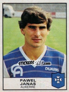 Sticker Pawel Janas - Football France 1983-1984 n. 8 - Panini