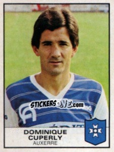 Figurina Dominique Cuperly - Football France 1983-1984 - Panini