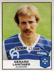 Cromo Gerard Lanthier - Football France 1983-1984 n. 12 - Panini